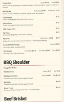 Collierville Commissary menu