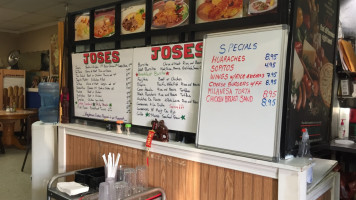 Jose's Taqueria menu