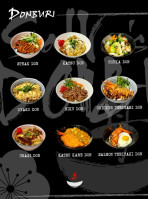 Sawa's Donburi menu