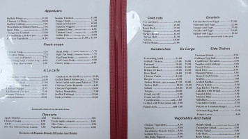 Gottlieb's menu