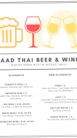 Haad Thai menu
