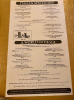 Casa Nuova Italian menu