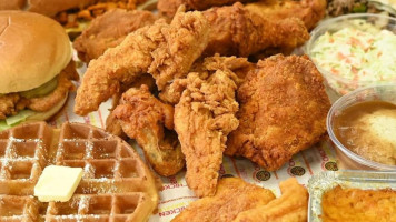 Southern Chicken And Waffle food