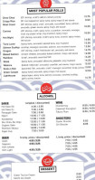 Hara Sushi Inc menu