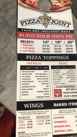 The Pizza Joint menu