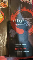 Ichiban Japanese Cuisine menu