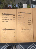 Coffee Tea Collective menu