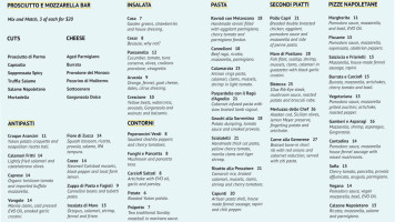 Siamo Napoli menu
