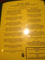 Outpost Grille menu