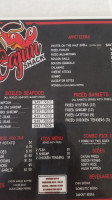 Cajun Shack menu