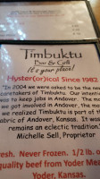 Timbuktu food
