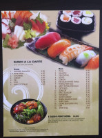 E Sushi Grill menu