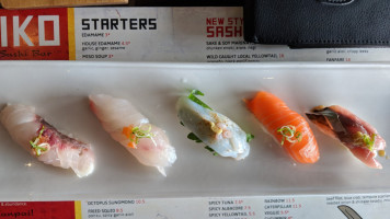 Saiko Sake and Sushi Bar food