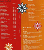 Vic Sushi menu