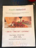 Fratelli's Italian Grill food