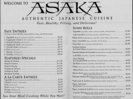 Asaka Japanese Cuisine food