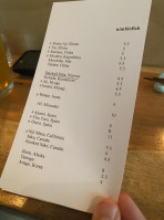 Nimblefish menu