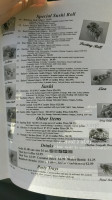 Fleurichi Express Sushi menu