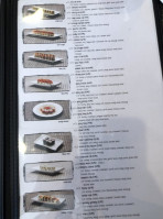 Crazy Sushi menu