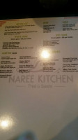 Naree Kitchen Thai Sushi menu