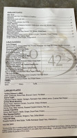 Lola 42 menu