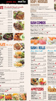 San Sai Japanese Grill menu