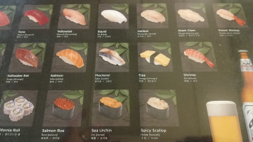 Light Healthy Sushi menu