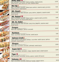 Mio Sushi 23rd Johnson St. menu