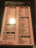 Sushi Way menu