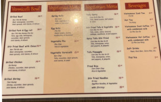 Mpm Pho menu