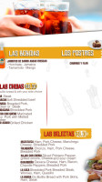 Las Meras Tortas 2 menu