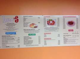 Leo's Eatery menu