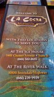 La Costa Mariscos At Riverwalk menu