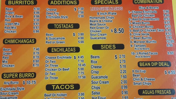 Lito's Fine Mexican Food menu