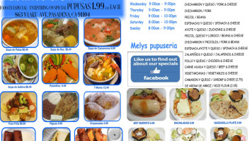Melys Pupuseria food
