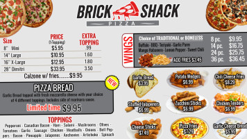 Brick Shack Pizza food