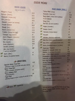 Musashi Japanese Restaurant menu