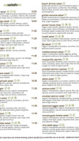 Treesome Natural Food Cafe menu