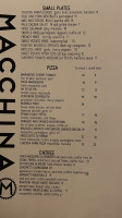 Macchina menu