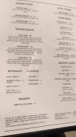 Mizuki Sushi menu