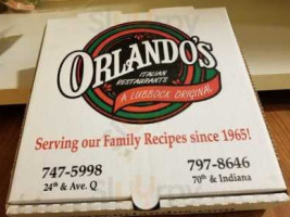 Orlando's Italian inside