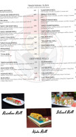 Yellowfin Sushi Hibachi Grill menu