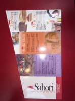 Sahori Sushi Wings menu