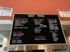 Saucy Porka South Loop menu