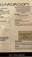 Boardroom Kitchen And menu