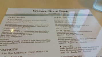 Hawaiian Style Grill food