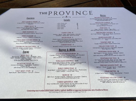 The Province menu