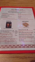 Thai Fusion Ave menu