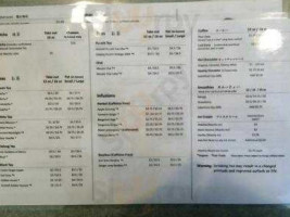 Matcha Time Cafe menu