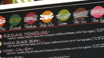 Tam Noodle Box menu